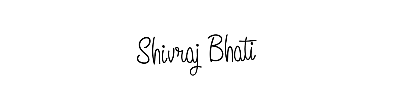 Make a beautiful signature design for name Shivraj Bhati. With this signature (Angelique-Rose-font-FFP) style, you can create a handwritten signature for free. Shivraj Bhati signature style 5 images and pictures png