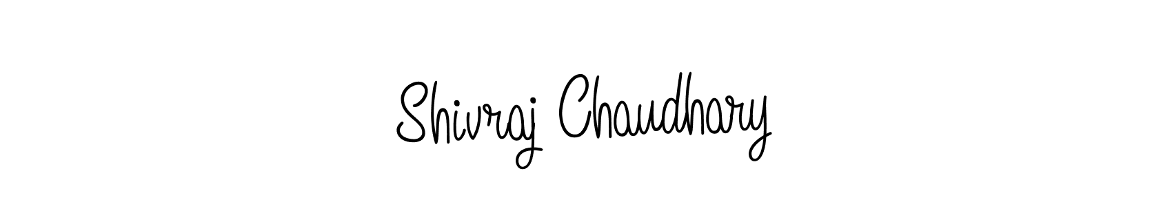 How to make Shivraj Chaudhary name signature. Use Angelique-Rose-font-FFP style for creating short signs online. This is the latest handwritten sign. Shivraj Chaudhary signature style 5 images and pictures png