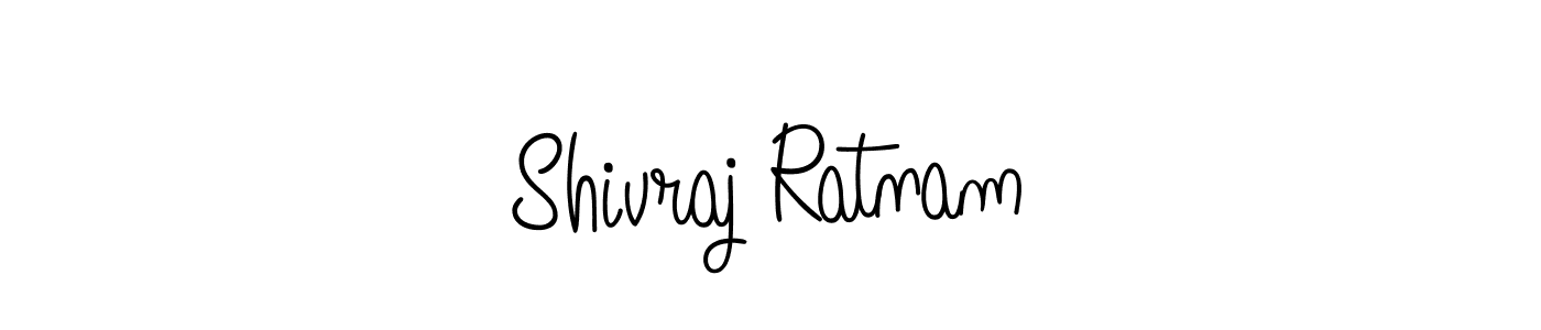 Design your own signature with our free online signature maker. With this signature software, you can create a handwritten (Angelique-Rose-font-FFP) signature for name Shivraj Ratnam. Shivraj Ratnam signature style 5 images and pictures png