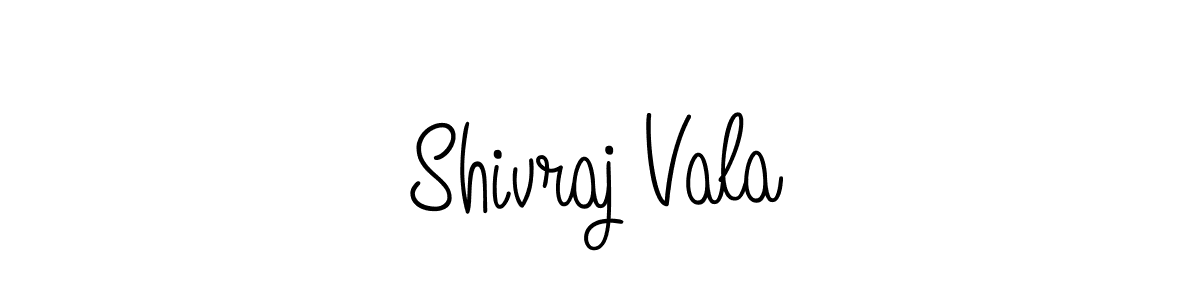 How to make Shivraj Vala name signature. Use Angelique-Rose-font-FFP style for creating short signs online. This is the latest handwritten sign. Shivraj Vala signature style 5 images and pictures png