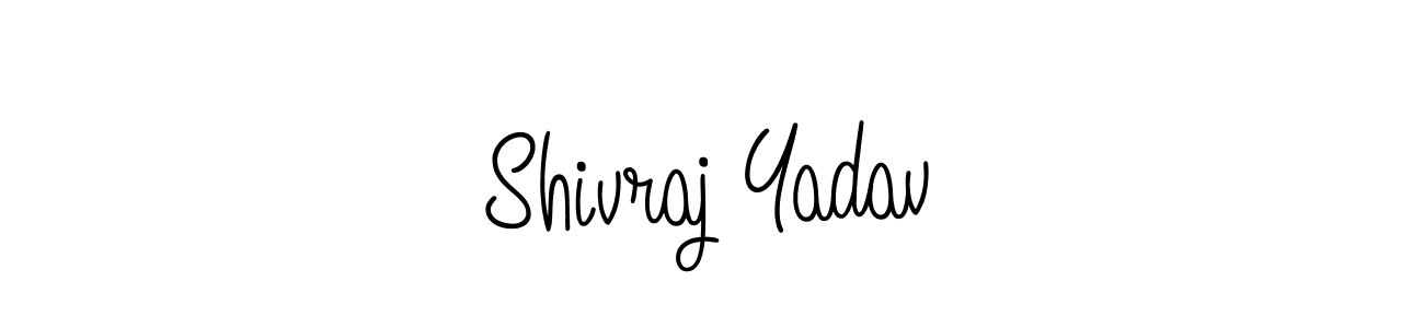 How to make Shivraj Yadav name signature. Use Angelique-Rose-font-FFP style for creating short signs online. This is the latest handwritten sign. Shivraj Yadav signature style 5 images and pictures png