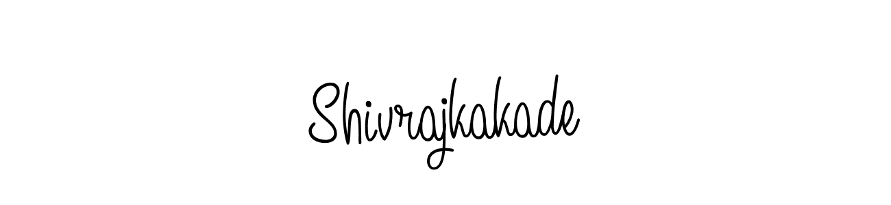 How to make Shivrajkakade name signature. Use Angelique-Rose-font-FFP style for creating short signs online. This is the latest handwritten sign. Shivrajkakade signature style 5 images and pictures png
