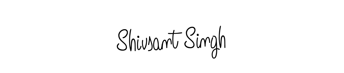 Also we have Shivsant Singh name is the best signature style. Create professional handwritten signature collection using Angelique-Rose-font-FFP autograph style. Shivsant Singh signature style 5 images and pictures png