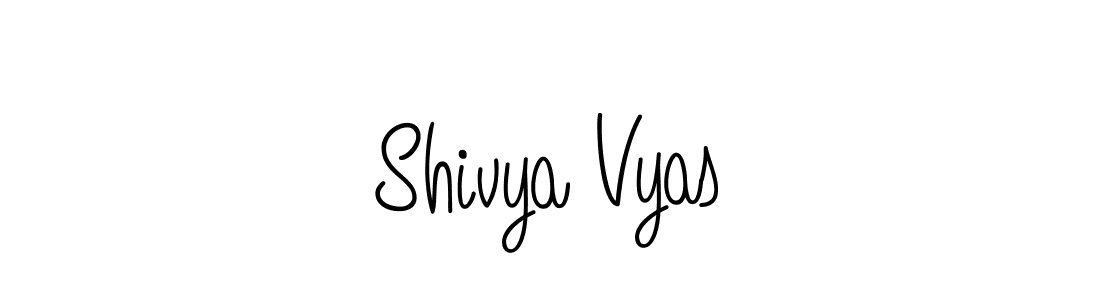 Also we have Shivya Vyas name is the best signature style. Create professional handwritten signature collection using Angelique-Rose-font-FFP autograph style. Shivya Vyas signature style 5 images and pictures png