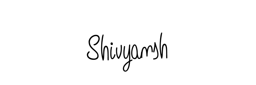 The best way (Angelique-Rose-font-FFP) to make a short signature is to pick only two or three words in your name. The name Shivyansh include a total of six letters. For converting this name. Shivyansh signature style 5 images and pictures png