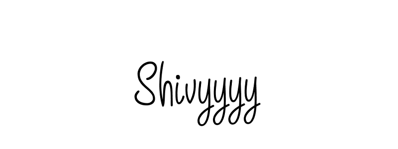 Make a beautiful signature design for name Shivyyyy. With this signature (Angelique-Rose-font-FFP) style, you can create a handwritten signature for free. Shivyyyy signature style 5 images and pictures png