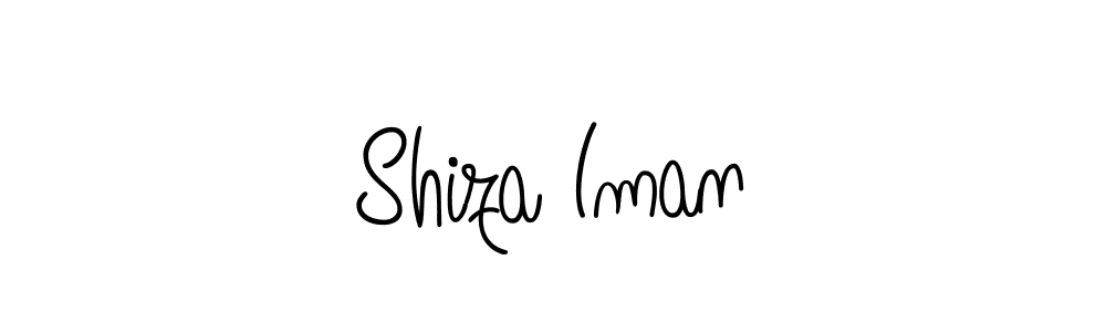 How to make Shiza Iman signature? Angelique-Rose-font-FFP is a professional autograph style. Create handwritten signature for Shiza Iman name. Shiza Iman signature style 5 images and pictures png