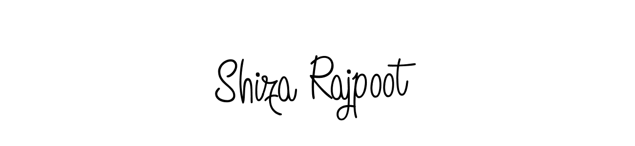 Make a beautiful signature design for name Shiza Rajpoot. With this signature (Angelique-Rose-font-FFP) style, you can create a handwritten signature for free. Shiza Rajpoot signature style 5 images and pictures png