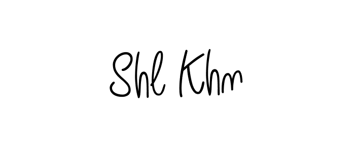 Also we have Shl Khn name is the best signature style. Create professional handwritten signature collection using Angelique-Rose-font-FFP autograph style. Shl Khn signature style 5 images and pictures png