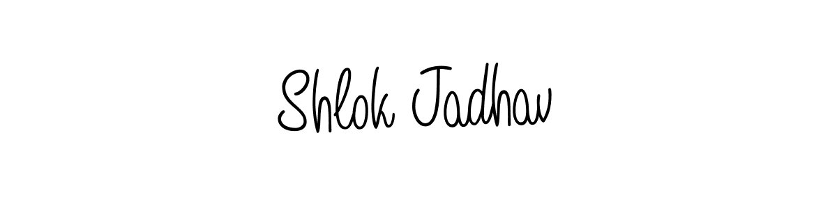 Make a beautiful signature design for name Shlok Jadhav. Use this online signature maker to create a handwritten signature for free. Shlok Jadhav signature style 5 images and pictures png