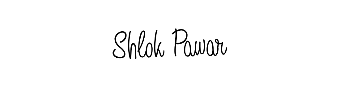 How to make Shlok Pawar signature? Angelique-Rose-font-FFP is a professional autograph style. Create handwritten signature for Shlok Pawar name. Shlok Pawar signature style 5 images and pictures png