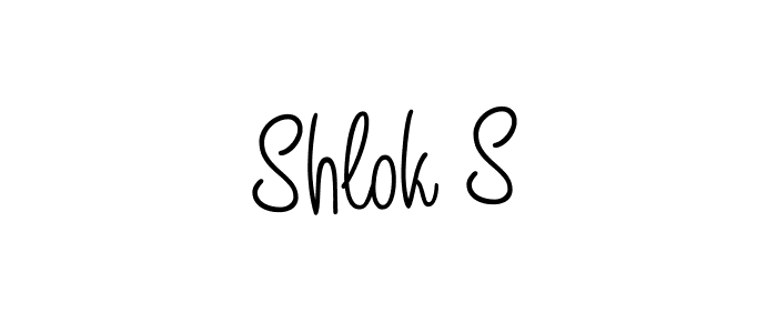 Check out images of Autograph of Shlok S name. Actor Shlok S Signature Style. Angelique-Rose-font-FFP is a professional sign style online. Shlok S signature style 5 images and pictures png