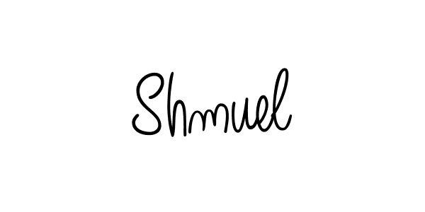 The best way (Angelique-Rose-font-FFP) to make a short signature is to pick only two or three words in your name. The name Shmuel include a total of six letters. For converting this name. Shmuel signature style 5 images and pictures png