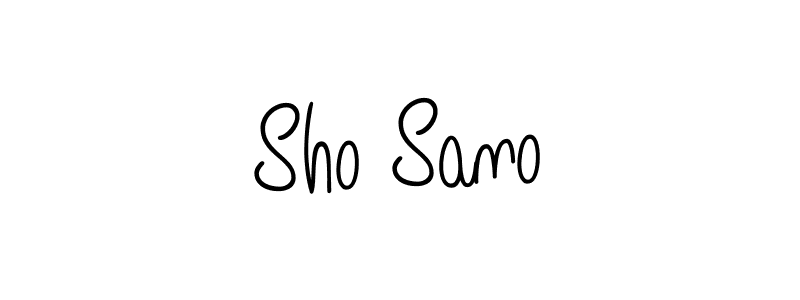 if you are searching for the best signature style for your name Sho Sano. so please give up your signature search. here we have designed multiple signature styles  using Angelique-Rose-font-FFP. Sho Sano signature style 5 images and pictures png