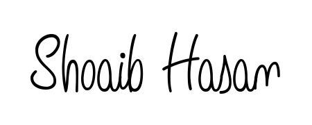 Looking for an artistic signature for Shoaib Hasan? The Angelique-Rose-font-FFP calligraphy style gives a sophisticated flow suitable for business cards and emails. Shoaib Hasan signature style 5 images and pictures png