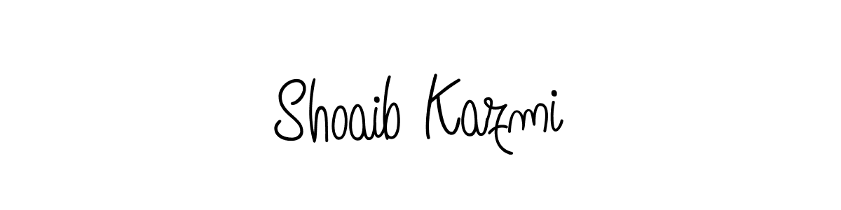 Also You can easily find your signature by using the search form. We will create Shoaib Kazmi name handwritten signature images for you free of cost using Angelique-Rose-font-FFP sign style. Shoaib Kazmi signature style 5 images and pictures png
