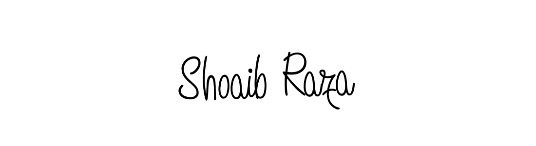 How to Draw Shoaib Raza signature style? Angelique-Rose-font-FFP is a latest design signature styles for name Shoaib Raza. Shoaib Raza signature style 5 images and pictures png