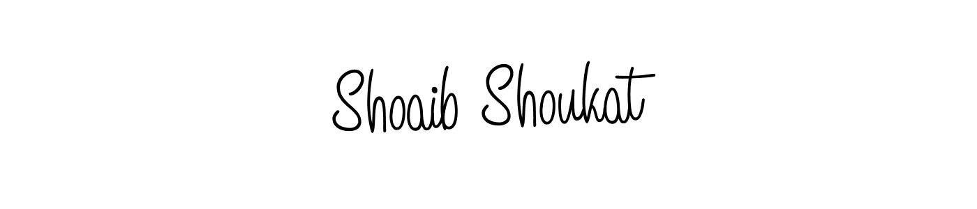 How to Draw Shoaib Shoukat signature style? Angelique-Rose-font-FFP is a latest design signature styles for name Shoaib Shoukat. Shoaib Shoukat signature style 5 images and pictures png