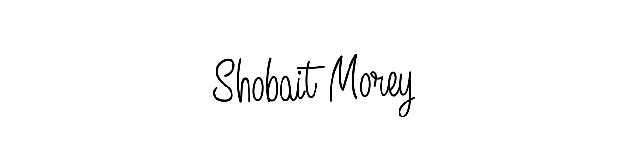 Shobait Morey stylish signature style. Best Handwritten Sign (Angelique-Rose-font-FFP) for my name. Handwritten Signature Collection Ideas for my name Shobait Morey. Shobait Morey signature style 5 images and pictures png