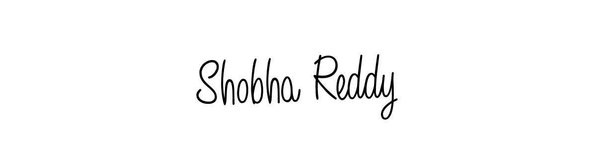 Create a beautiful signature design for name Shobha Reddy. With this signature (Angelique-Rose-font-FFP) fonts, you can make a handwritten signature for free. Shobha Reddy signature style 5 images and pictures png