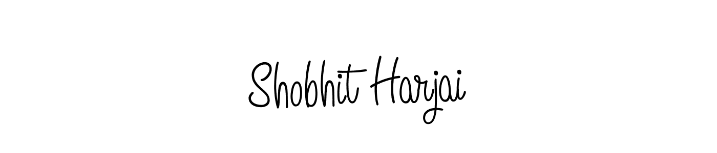 This is the best signature style for the Shobhit Harjai name. Also you like these signature font (Angelique-Rose-font-FFP). Mix name signature. Shobhit Harjai signature style 5 images and pictures png