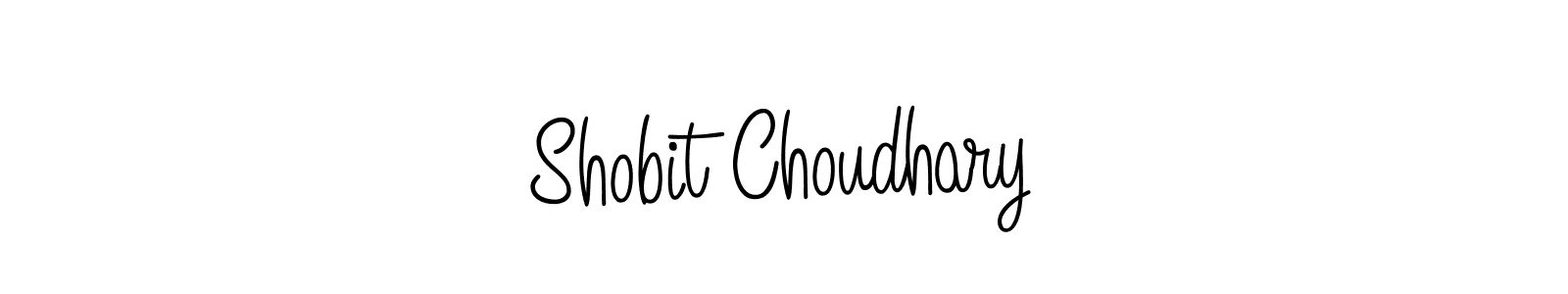 Create a beautiful signature design for name Shobit Choudhary. With this signature (Angelique-Rose-font-FFP) fonts, you can make a handwritten signature for free. Shobit Choudhary signature style 5 images and pictures png