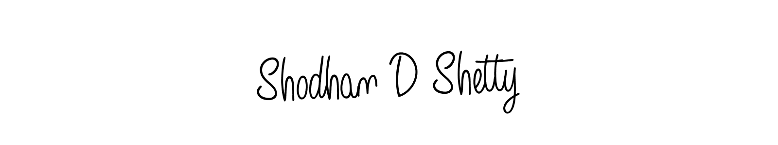 Also we have Shodhan D Shetty name is the best signature style. Create professional handwritten signature collection using Angelique-Rose-font-FFP autograph style. Shodhan D Shetty signature style 5 images and pictures png