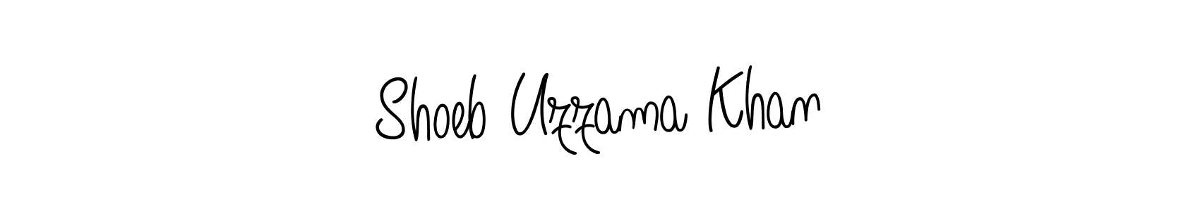 Make a beautiful signature design for name Shoeb Uzzama Khan. Use this online signature maker to create a handwritten signature for free. Shoeb Uzzama Khan signature style 5 images and pictures png