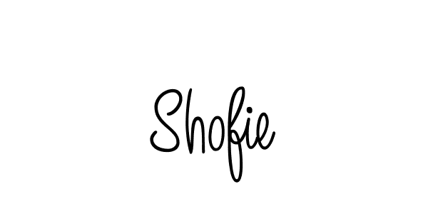 How to make Shofie signature? Angelique-Rose-font-FFP is a professional autograph style. Create handwritten signature for Shofie name. Shofie signature style 5 images and pictures png