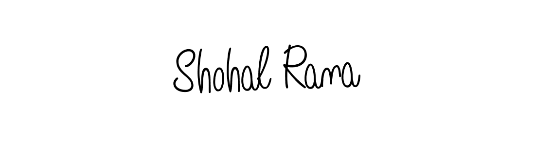 Shohal Rana stylish signature style. Best Handwritten Sign (Angelique-Rose-font-FFP) for my name. Handwritten Signature Collection Ideas for my name Shohal Rana. Shohal Rana signature style 5 images and pictures png