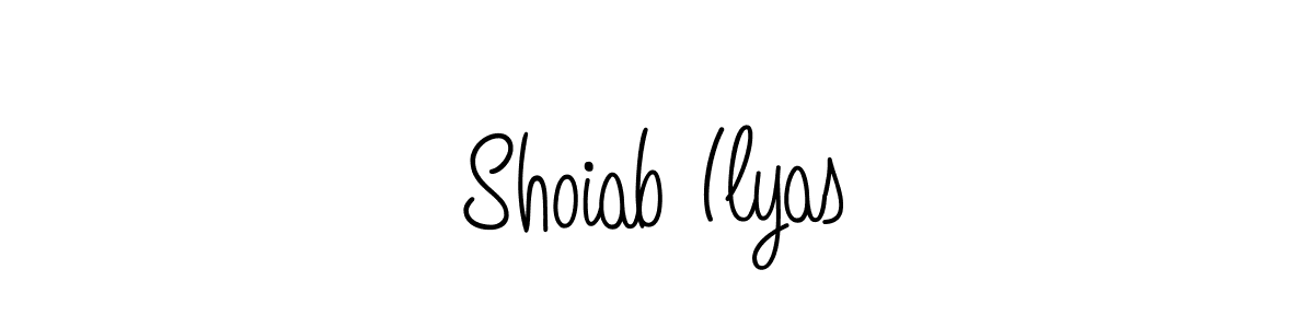 Create a beautiful signature design for name Shoiab Ilyas. With this signature (Angelique-Rose-font-FFP) fonts, you can make a handwritten signature for free. Shoiab Ilyas signature style 5 images and pictures png