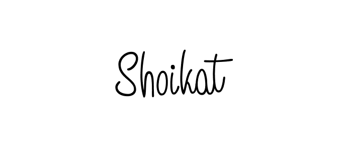 Also we have Shoikat name is the best signature style. Create professional handwritten signature collection using Angelique-Rose-font-FFP autograph style. Shoikat signature style 5 images and pictures png