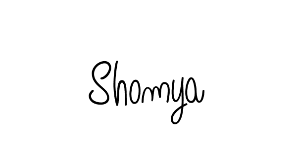 Create a beautiful signature design for name Shomya. With this signature (Angelique-Rose-font-FFP) fonts, you can make a handwritten signature for free. Shomya signature style 5 images and pictures png