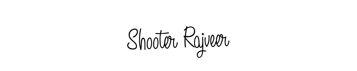 You should practise on your own different ways (Angelique-Rose-font-FFP) to write your name (Shooter Rajveer) in signature. don't let someone else do it for you. Shooter Rajveer signature style 5 images and pictures png