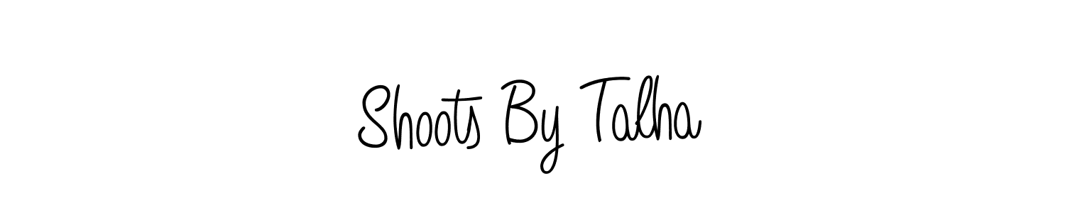 How to make Shoots By Talha name signature. Use Angelique-Rose-font-FFP style for creating short signs online. This is the latest handwritten sign. Shoots By Talha signature style 5 images and pictures png