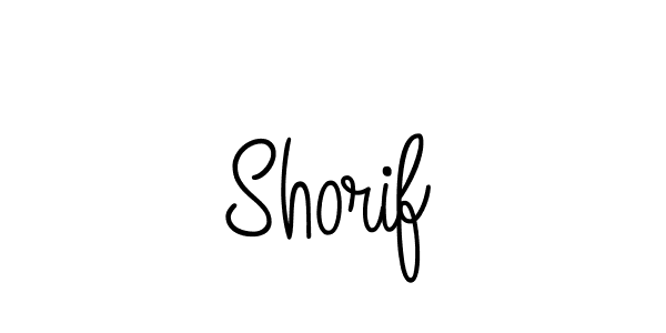 You should practise on your own different ways (Angelique-Rose-font-FFP) to write your name (Shorif) in signature. don't let someone else do it for you. Shorif signature style 5 images and pictures png