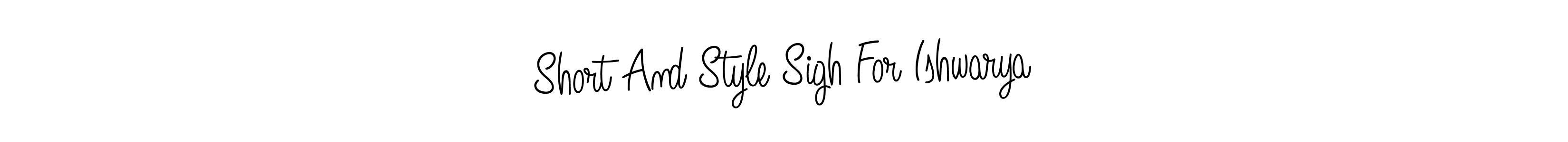 This is the best signature style for the Short And Style Sigh For Ishwarya name. Also you like these signature font (Angelique-Rose-font-FFP). Mix name signature. Short And Style Sigh For Ishwarya signature style 5 images and pictures png