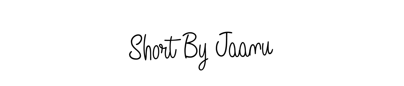 How to make Short By Jaanu signature? Angelique-Rose-font-FFP is a professional autograph style. Create handwritten signature for Short By Jaanu name. Short By Jaanu signature style 5 images and pictures png