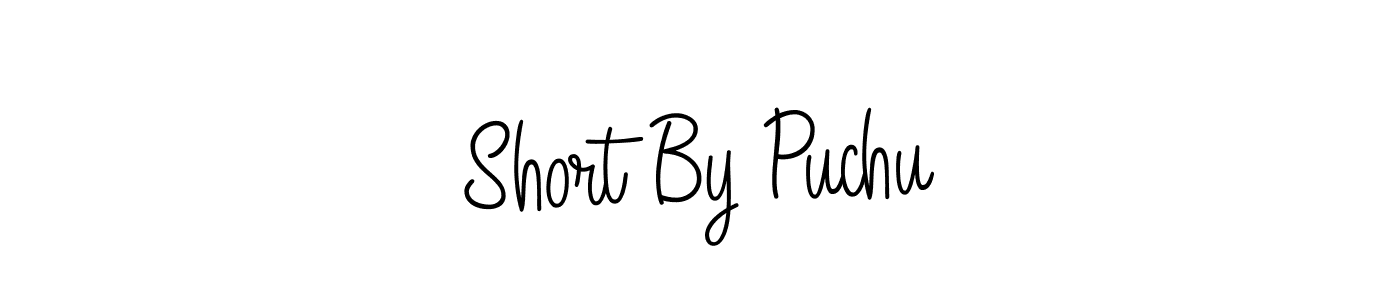 Use a signature maker to create a handwritten signature online. With this signature software, you can design (Angelique-Rose-font-FFP) your own signature for name Short By Puchu. Short By Puchu signature style 5 images and pictures png