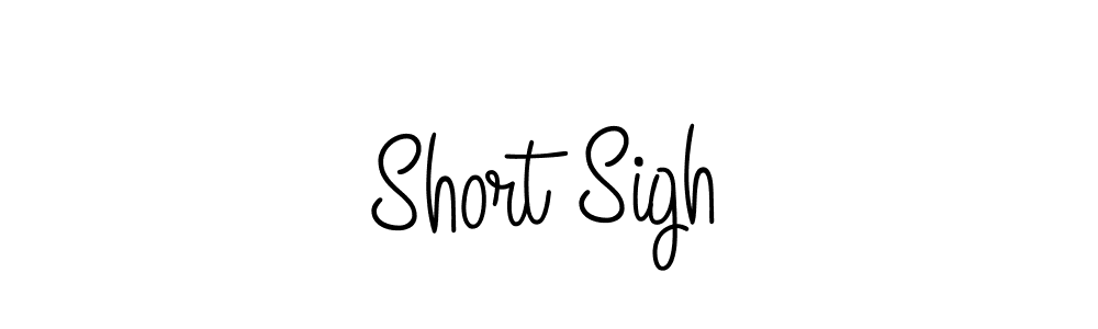 Make a beautiful signature design for name Short Sigh. Use this online signature maker to create a handwritten signature for free. Short Sigh signature style 5 images and pictures png
