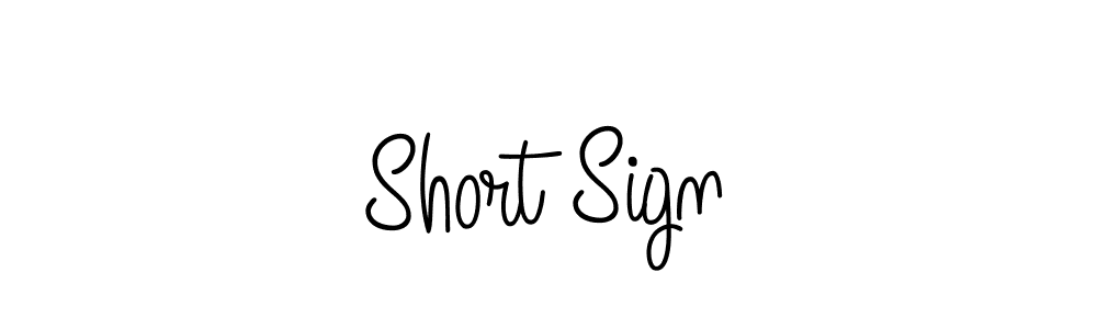 Make a short Short Sign signature style. Manage your documents anywhere anytime using Angelique-Rose-font-FFP. Create and add eSignatures, submit forms, share and send files easily. Short Sign signature style 5 images and pictures png