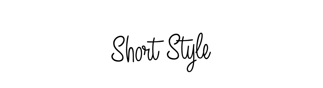 Make a beautiful signature design for name Short Style. With this signature (Angelique-Rose-font-FFP) style, you can create a handwritten signature for free. Short Style signature style 5 images and pictures png