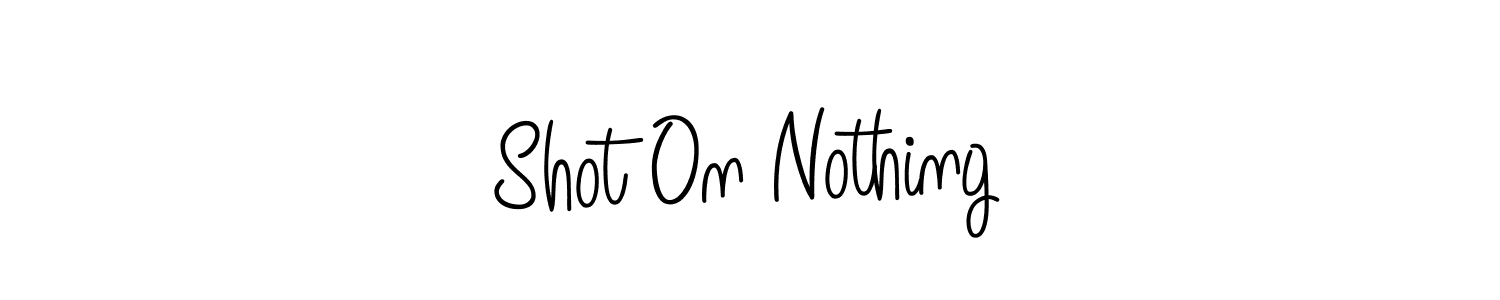 How to make Shot On Nothing name signature. Use Angelique-Rose-font-FFP style for creating short signs online. This is the latest handwritten sign. Shot On Nothing signature style 5 images and pictures png