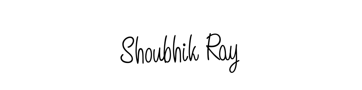 Design your own signature with our free online signature maker. With this signature software, you can create a handwritten (Angelique-Rose-font-FFP) signature for name Shoubhik Ray. Shoubhik Ray signature style 5 images and pictures png