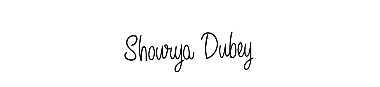 How to make Shourya Dubey signature? Angelique-Rose-font-FFP is a professional autograph style. Create handwritten signature for Shourya Dubey name. Shourya Dubey signature style 5 images and pictures png