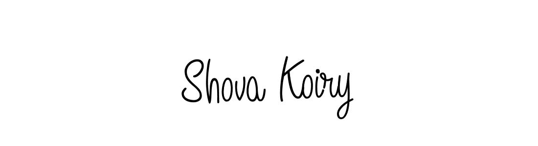 The best way (Angelique-Rose-font-FFP) to make a short signature is to pick only two or three words in your name. The name Shova Koiry include a total of six letters. For converting this name. Shova Koiry signature style 5 images and pictures png
