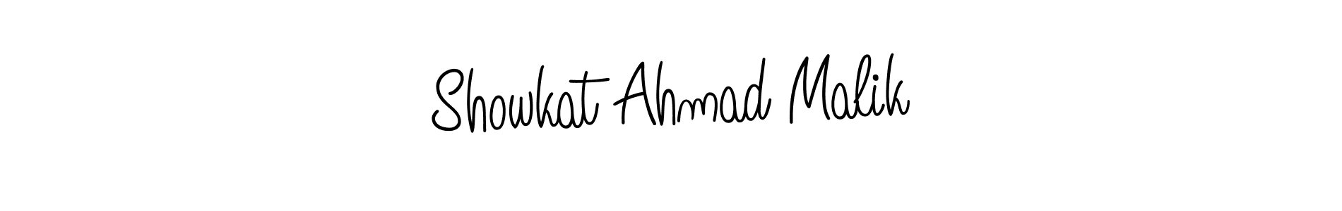 Also we have Showkat Ahmad Malik name is the best signature style. Create professional handwritten signature collection using Angelique-Rose-font-FFP autograph style. Showkat Ahmad Malik signature style 5 images and pictures png