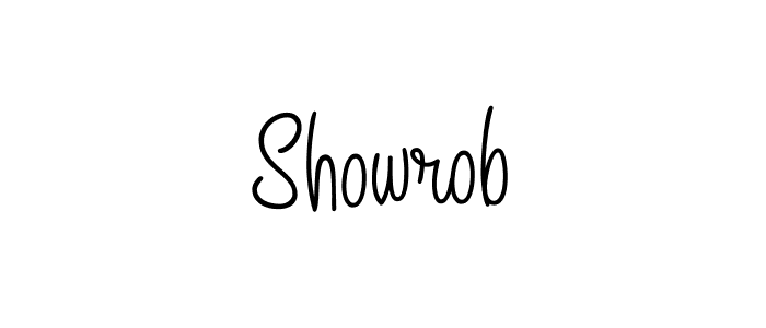 How to make Showrob signature? Angelique-Rose-font-FFP is a professional autograph style. Create handwritten signature for Showrob name. Showrob signature style 5 images and pictures png