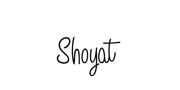 How to Draw Shoyat signature style? Angelique-Rose-font-FFP is a latest design signature styles for name Shoyat. Shoyat signature style 5 images and pictures png