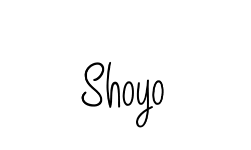 if you are searching for the best signature style for your name Shoyo. so please give up your signature search. here we have designed multiple signature styles  using Angelique-Rose-font-FFP. Shoyo signature style 5 images and pictures png